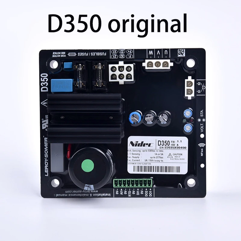 D350 original Lorey Somer generator AVR digital automatic voltage regulator, generator board for motor component stabilizer