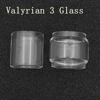 5pcs/Lot Uwell VALYRIAN 3 Tank 25mm Flat Straight Glass Extended  Tube Fat Boy Convex Replacement Bulb Bubble