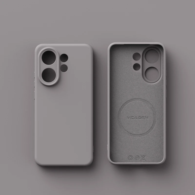 VIVO X200 FE S30 Pro 미니용 Magsafe 액상 실리콘 케이스, 부드러운 핑크색 마그네틱 무선 충전 커버 범퍼