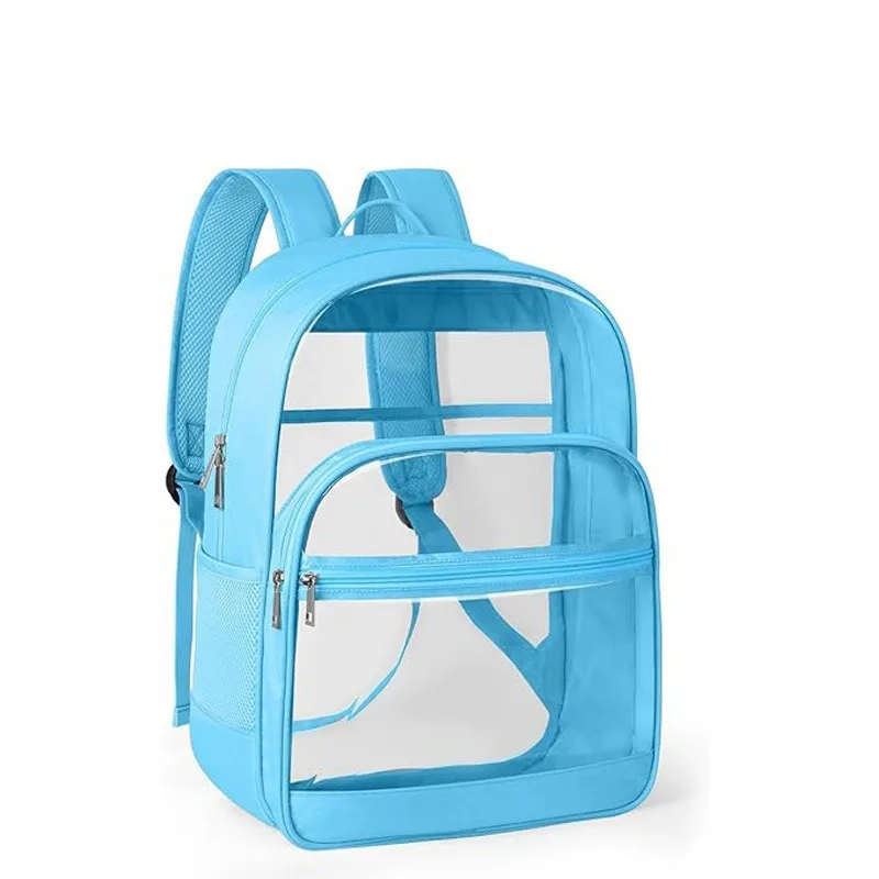 New Hot-selling Transparent Backpack Outdoor Portable Backpack Large Capacity Simple Student Schoolbag Cycling Bag