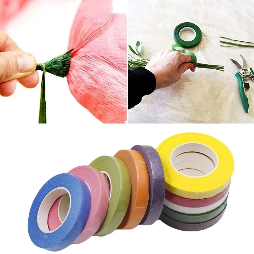 1PC New Floristry Decoration Craft Accessories Floriculture Florist Floral Stem Tape Corsages Buttonhole Artificial Flower Wrap