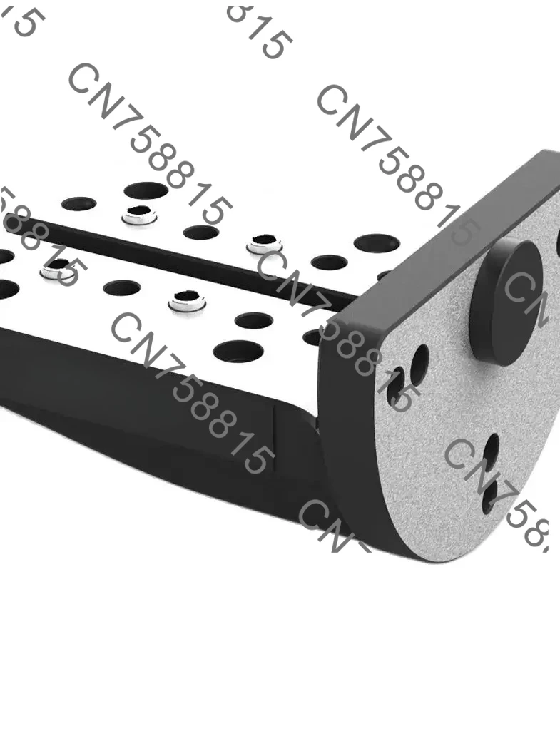 matched with five-axis zero-point self-centering vice, four-axis integrated casting unilateral bridge plate L block 170-200