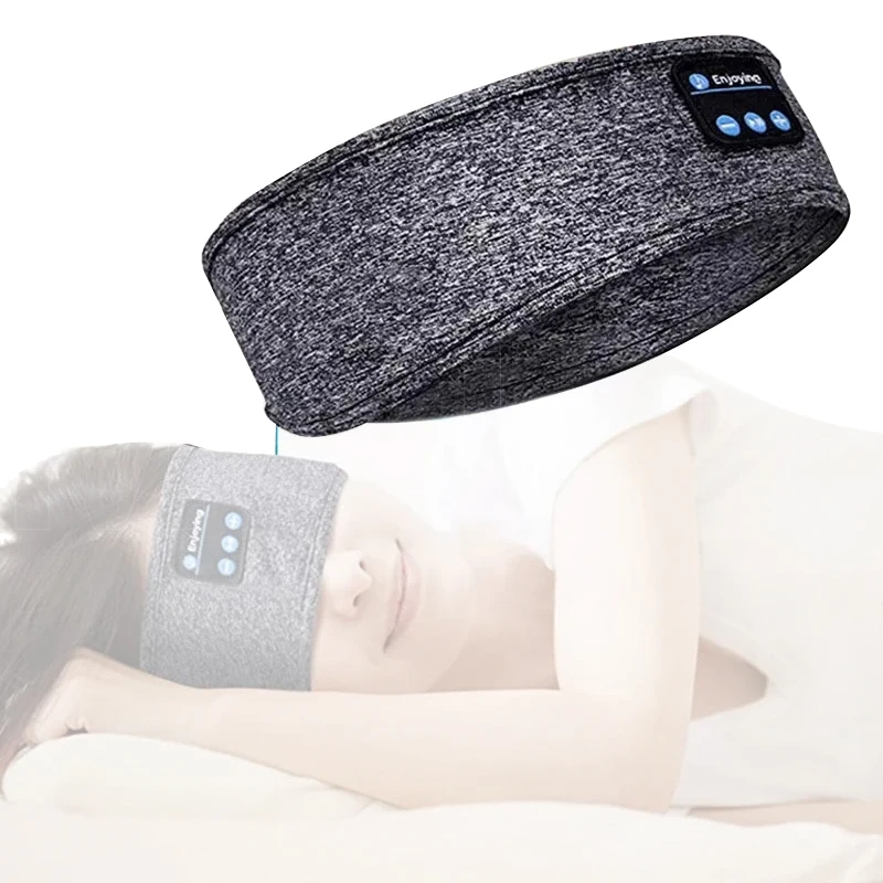 Soft Sleep Headband Wireless Music Headphones Built-in 30mm Ultra-Thin HD Stereo Speakers for Sleep and Exercise Tech Gifts