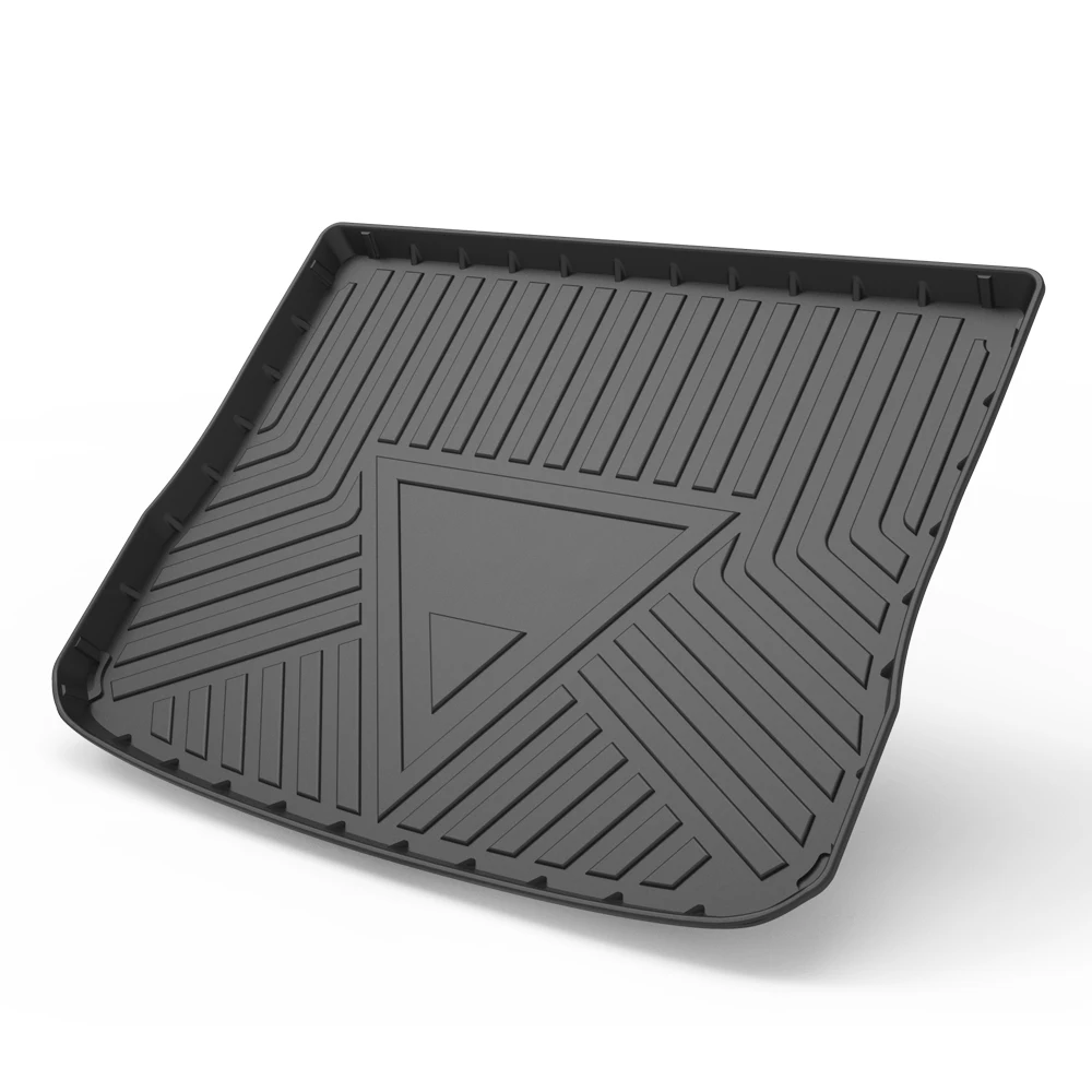 

Коврики из ТПЭ для багажника автомобиля Volkswagen Tiguan 2009-2020, резиновая подкладка для груза, лазерные измерения, водонепроницаемые защитные накладки