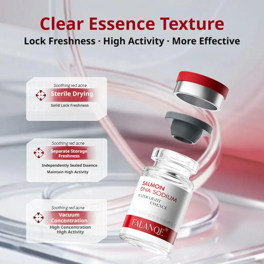 5ml*10pcs Salmon DNA Sodium Serum Ampoule Moisturizing Repairing Deep Hydration Collagen Essence Skincare Serum Skin Care 2026