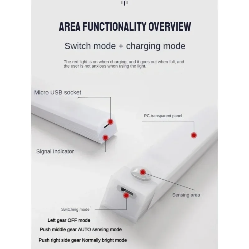 PIR Motion Sensor Led Lights Battery Light For Home Portable Indoor Lighting Bulbs Tubes