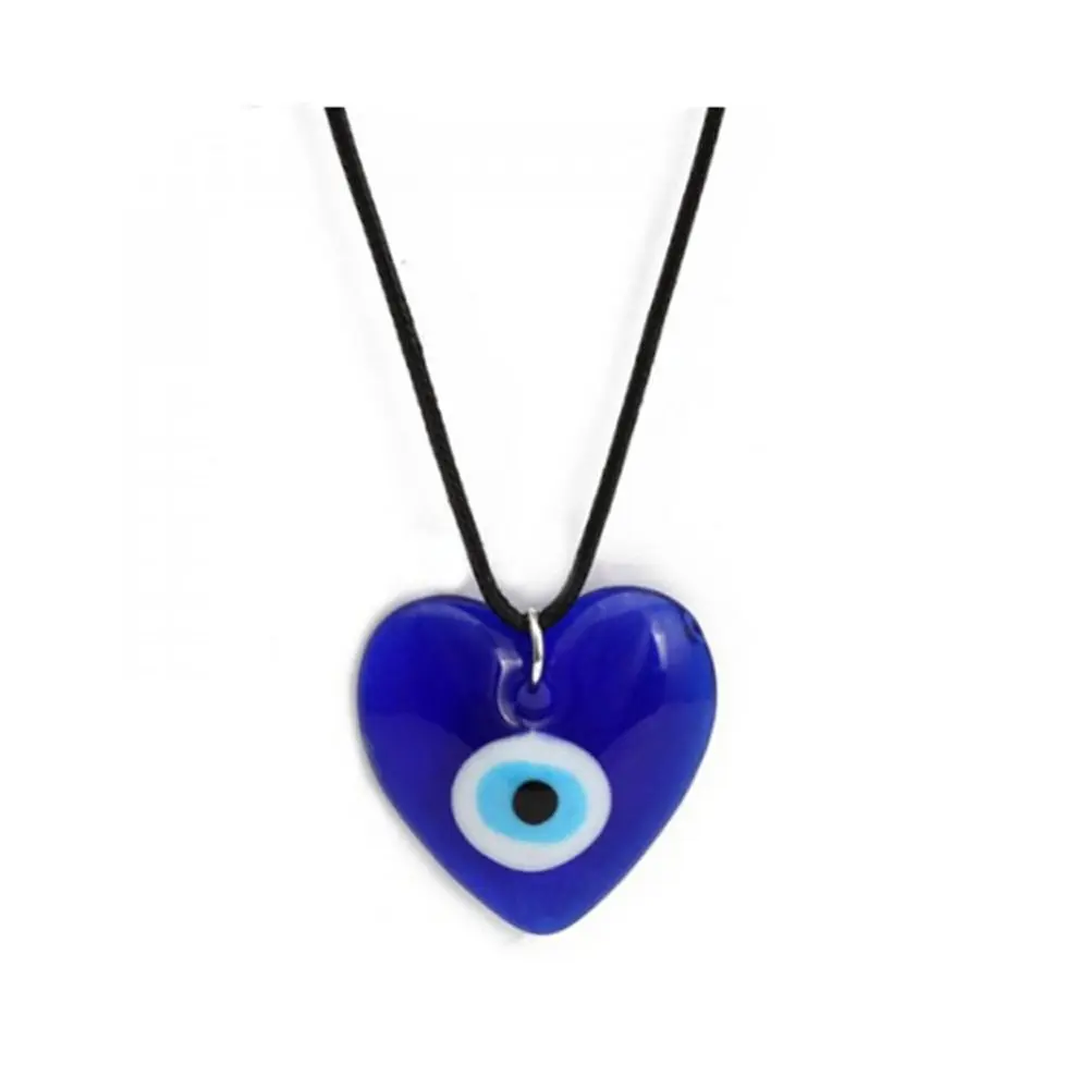 Lucky Clavicle Chain Couple Necklace Friendship Jewelry Gift Turkish Blue Eye Pendant Necklace for Women Amulet Necklace Choker