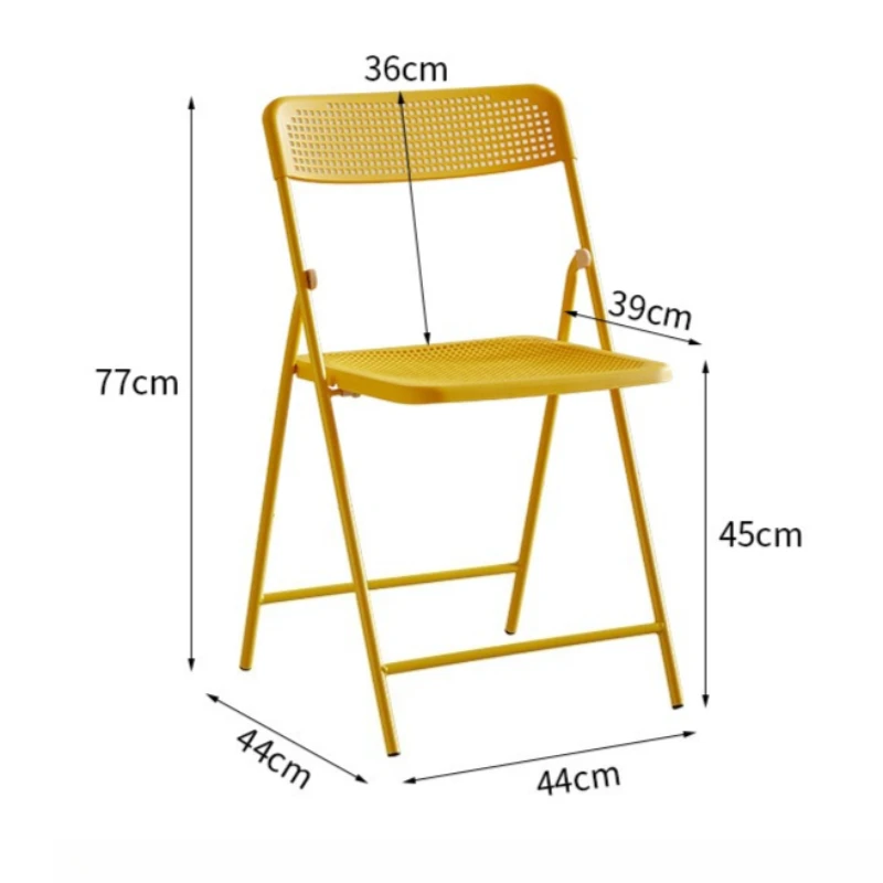 Minimally colored folding hole chairs, party activity chairs, dining chairs, office chairs, conference chairs, outdoor chairs image 5