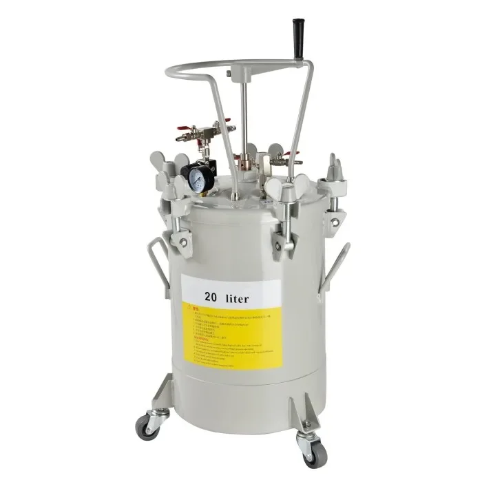 forDP-6412H Professional Hand-Mixing Paint Tank 20L Pressure Pot With Manual Agitator