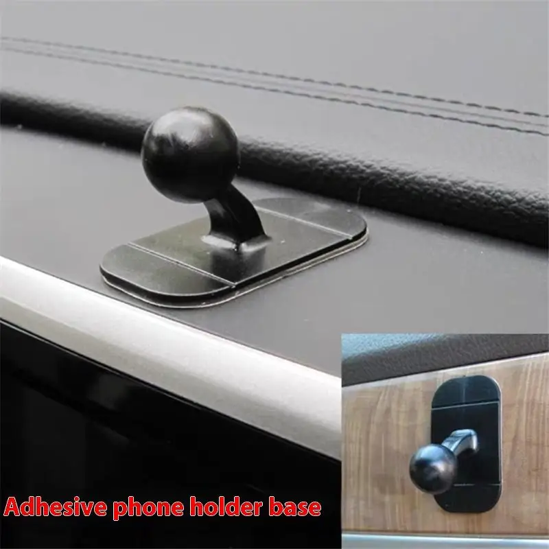 2/5 pçs base de suporte autoadesivo base de montagem do carro para console central painel navegação específica suporte do telefone acessórios