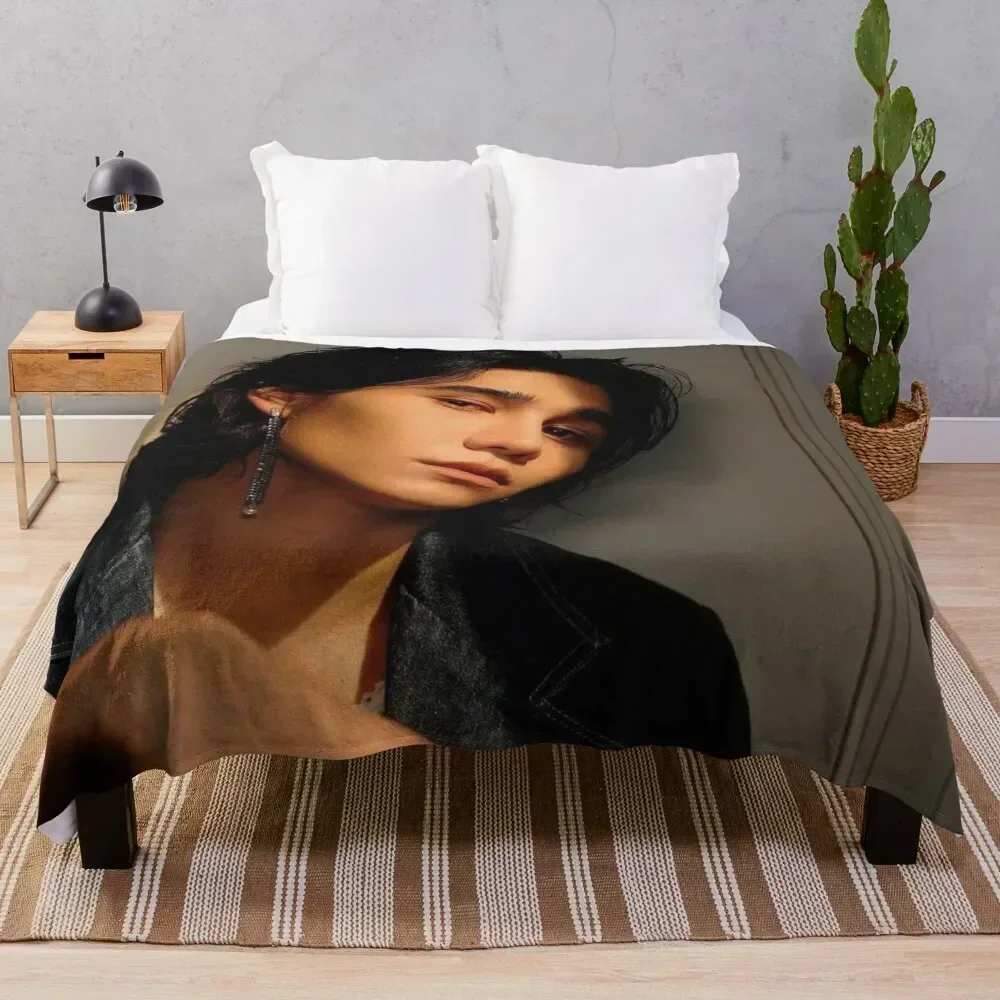 

Wuju bakery Sexy Black And White Jeff Satur Saturdayss favourite boy BL SERIES star actor thai asian cutie pie Throw Blanket