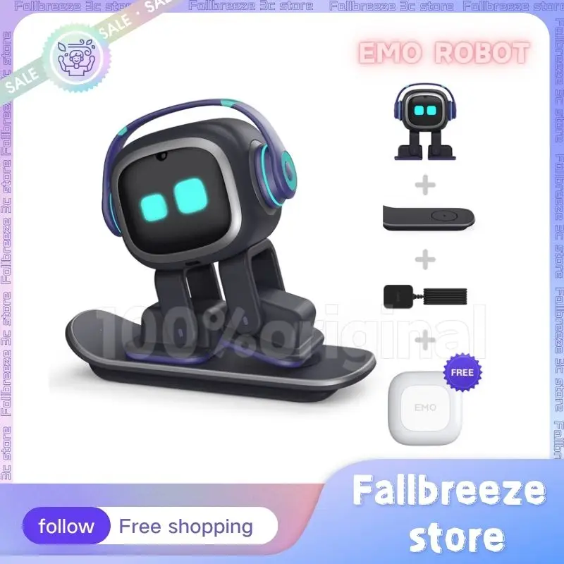 

Emo Robot Emopet Intelligent Emotional Voice Ai Children Electronic Pets Interaction Accompany For Desktop Ai Face Recognition