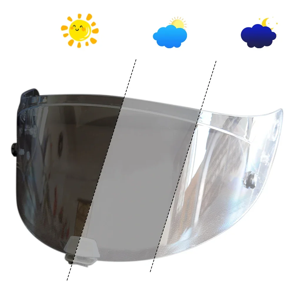 

Motorcycle helmet Photochromic Visor Anti-UV PC visor Lens HJ-26 hromic Smoke Dark Replacement Visor For HJC RPHA 70 RPHA 11