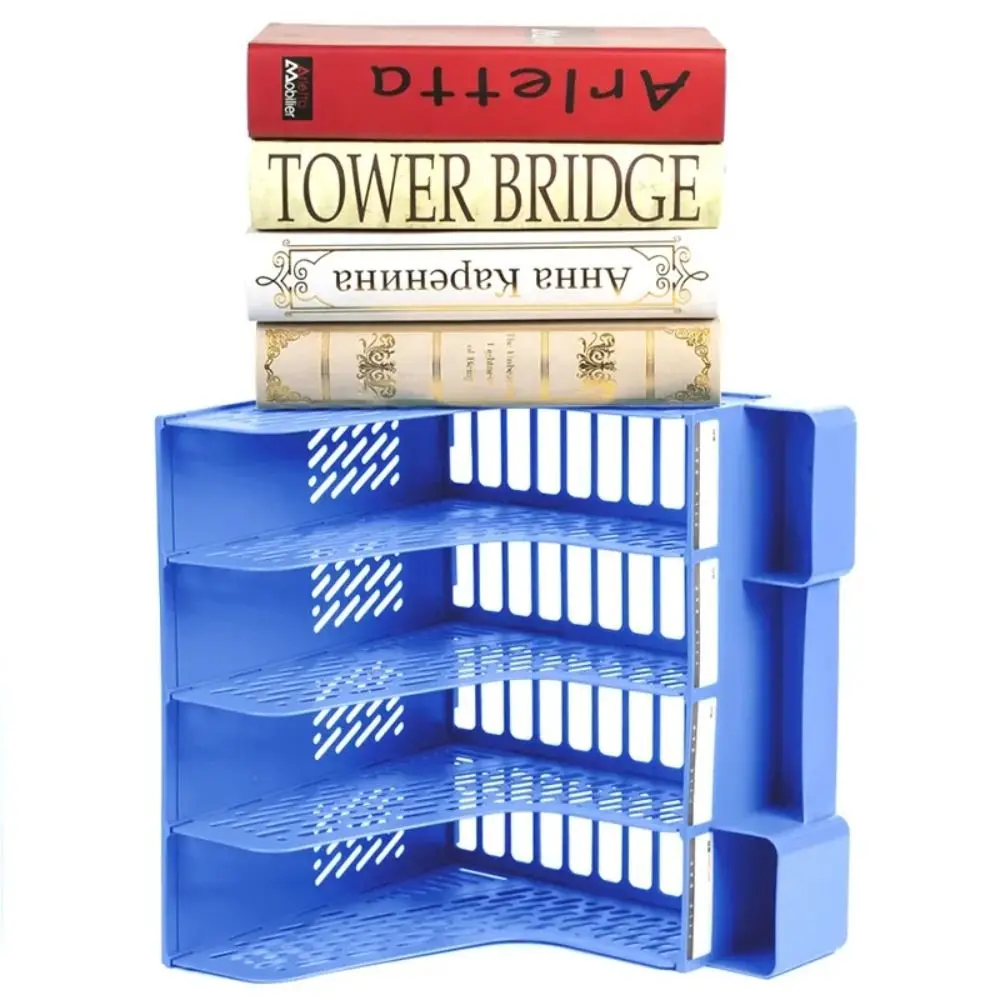 Simple Desktop Organizer File Rack File Organizer Minimalism File Basket Multi-layer Large Capacity A4 File Tray Archives