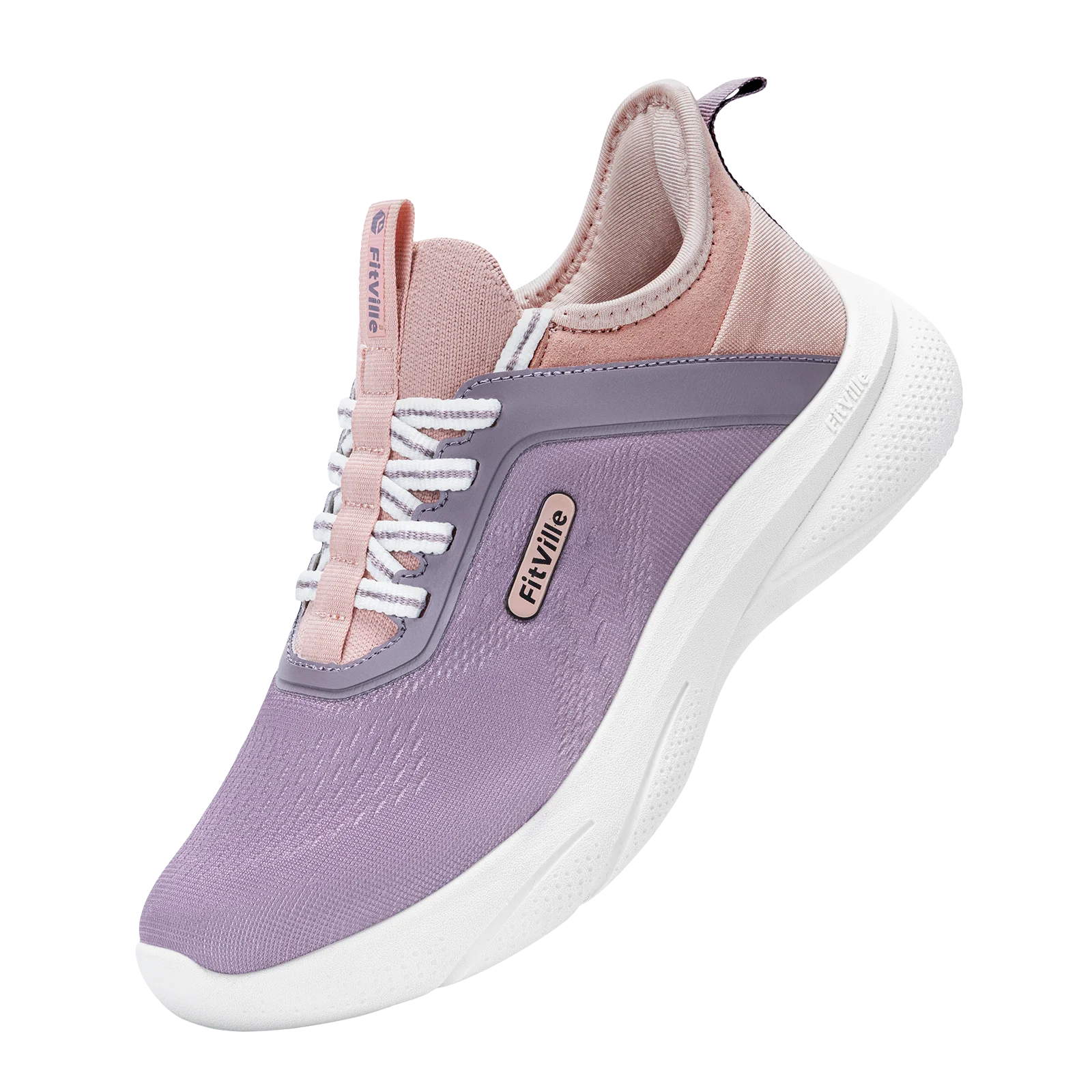 

Fittington Walking Shoes For Women Wear-Resistant Sneakers Lightweight Extra Wide Walking Shoes Breathable Orthopedic Shoe