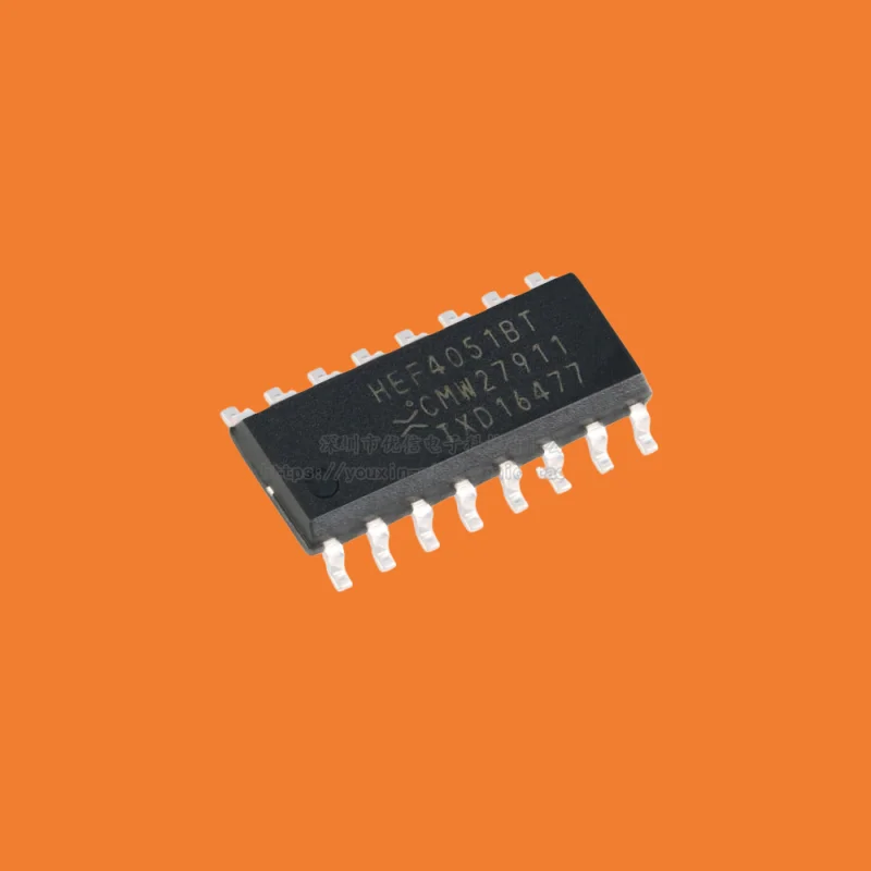 10pcs/Original genuine HEF4051BT, 653 SOIC-16 8-channel analog multiplexer decomposer chip