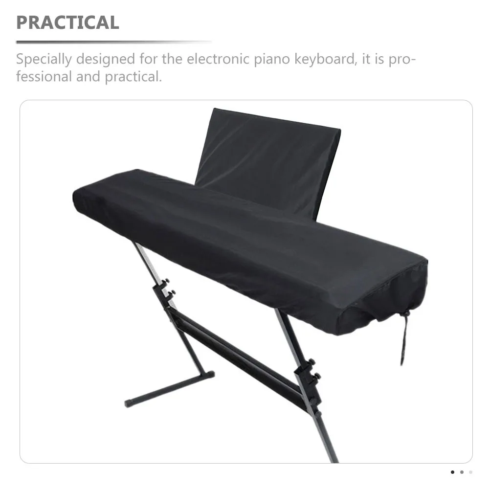 

Piano Keyboard Dust Cover 88-Key Stretchable Protective Cover For Digital Electric Piano Durable Waterproof Accessory