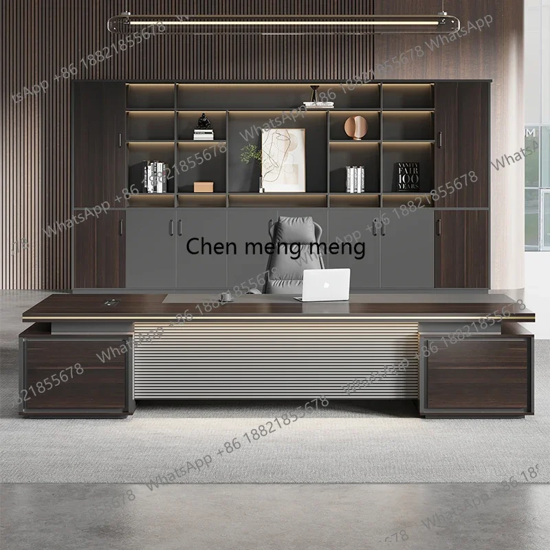 E136 Light Luxury Boss Office Desk Chair Simple Modern Reception Designer Secretary Desk High Quality Unusual Escritorio Furnitu