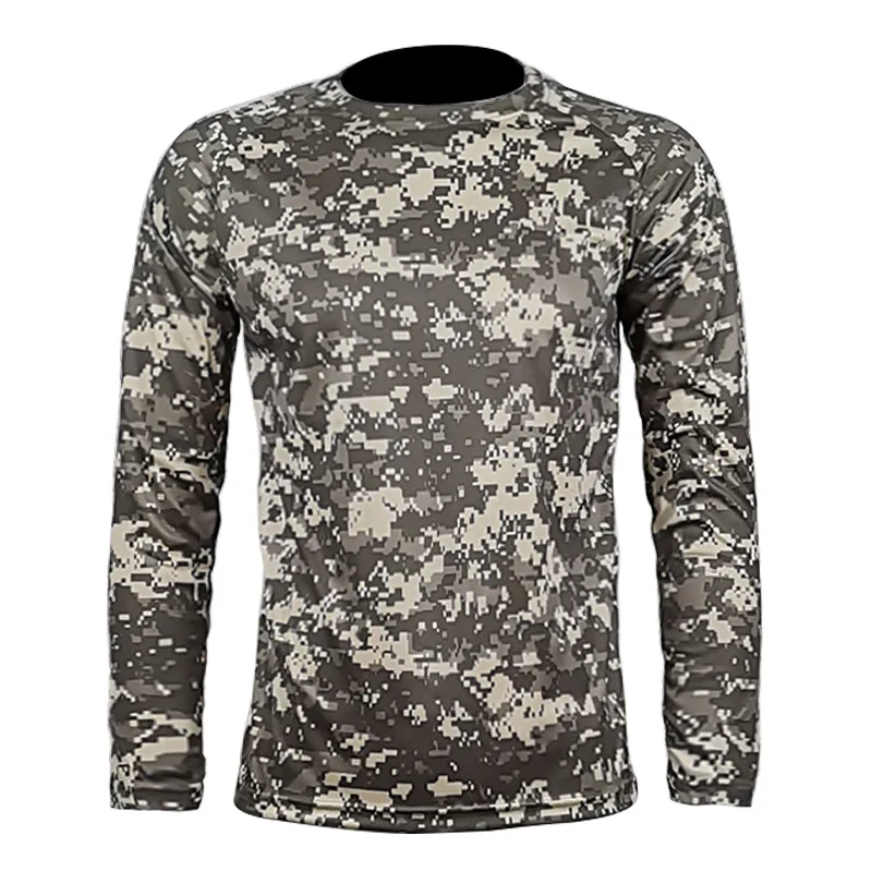 Combat Shirt Multicam Tactical Shirt Long Sleeve Military Softair Underwear Shirt Military Uniforms Men Tactical Clothing