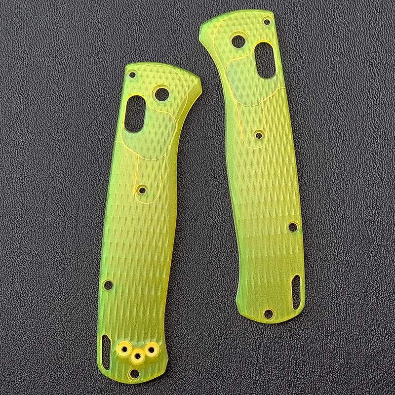 3 Colors Transparent Acrylic Grip Handle Scale Patches For Genuine BM Benchmade Bugout 535 Knives DIY Making Accessories Parts