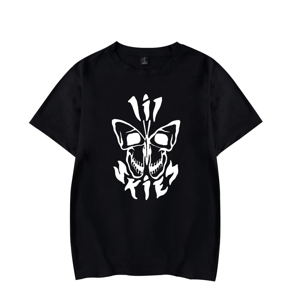 Camiseta de Lil Skies Unisex, camisa de manga corta con cuello redondo, estilo informal, rapero americano, ropa de Hip Hop