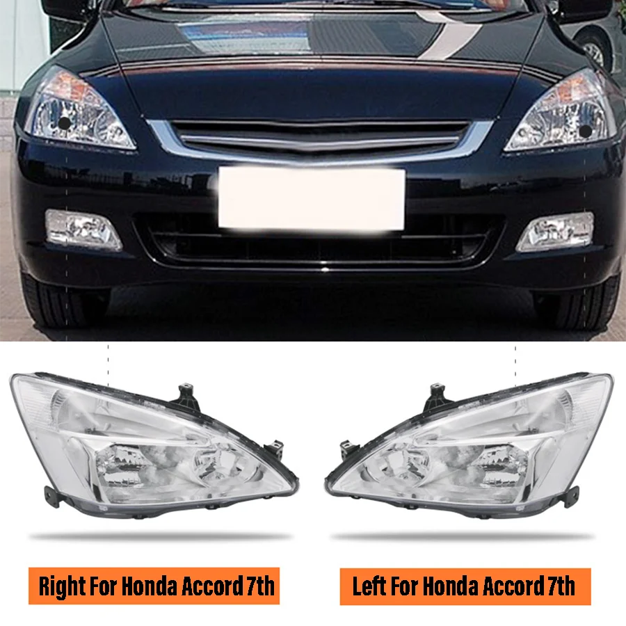 

Wooeight Head Light Head Lamp Headlight Headlamp Headlamps Front Lamp Half Assembly For Honda Accord 7th 2003 2004 2005-2007