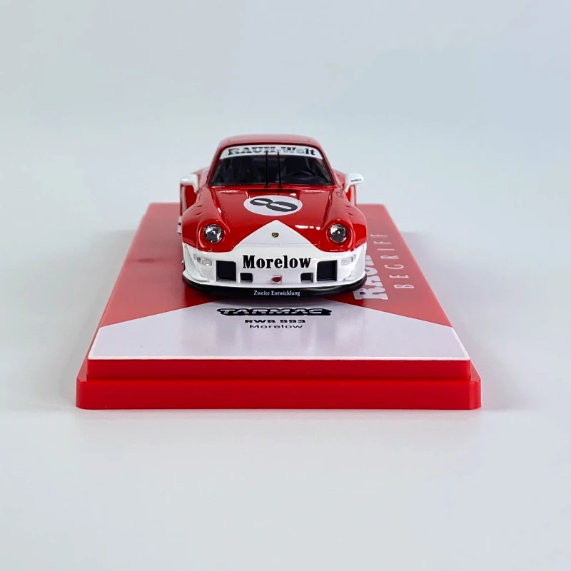 Tarmac Works 1/43 RWB 993 Marlboro # 8-delige speelgoedmotorvoertuig gegoten metalen modelgeschenken