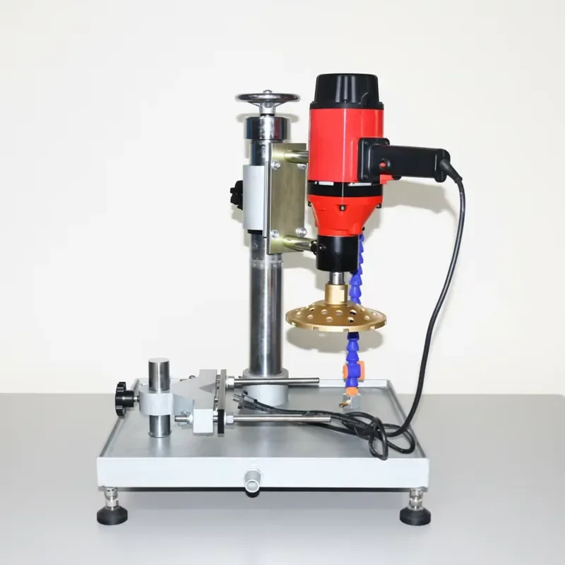 Electric Concrete / Rock Sample Prepare Apparatus Core Specimens Grinding Machine