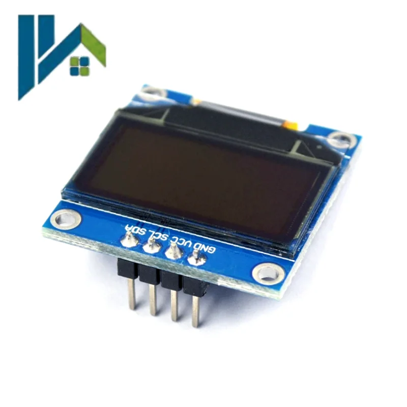 0.96 Inch OLED Display Module 4‑Pin I2C IIC Communication 128*64 Resolution White / Blue / Yellow‑Blue Color Screen for Arduino
