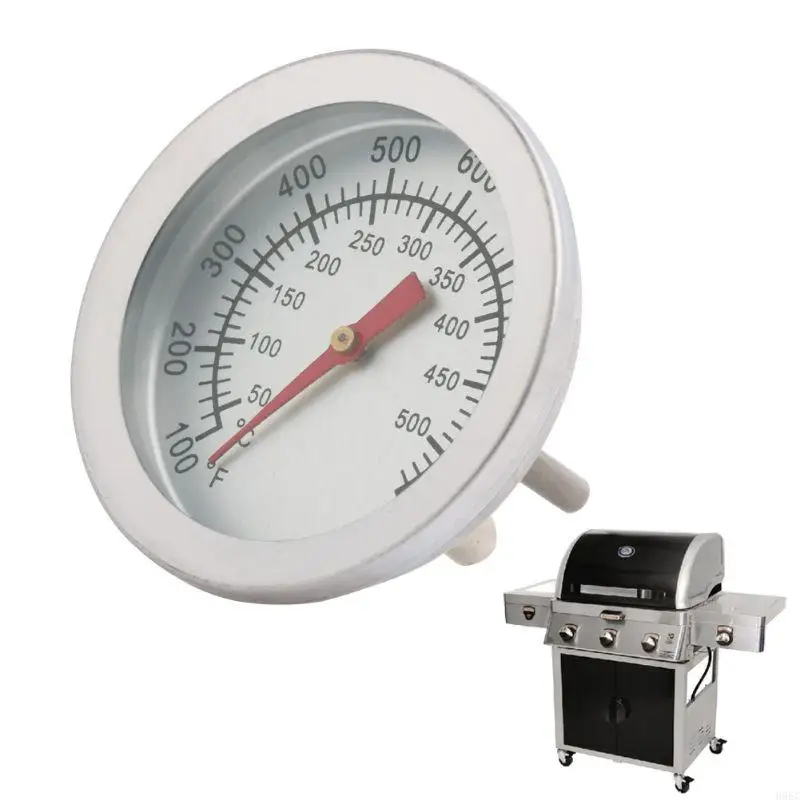 Griglia per affumicatore per barbecue per barbecue in acciaio inossidabile H9EC Indicatore temperatura con termometro 50-500