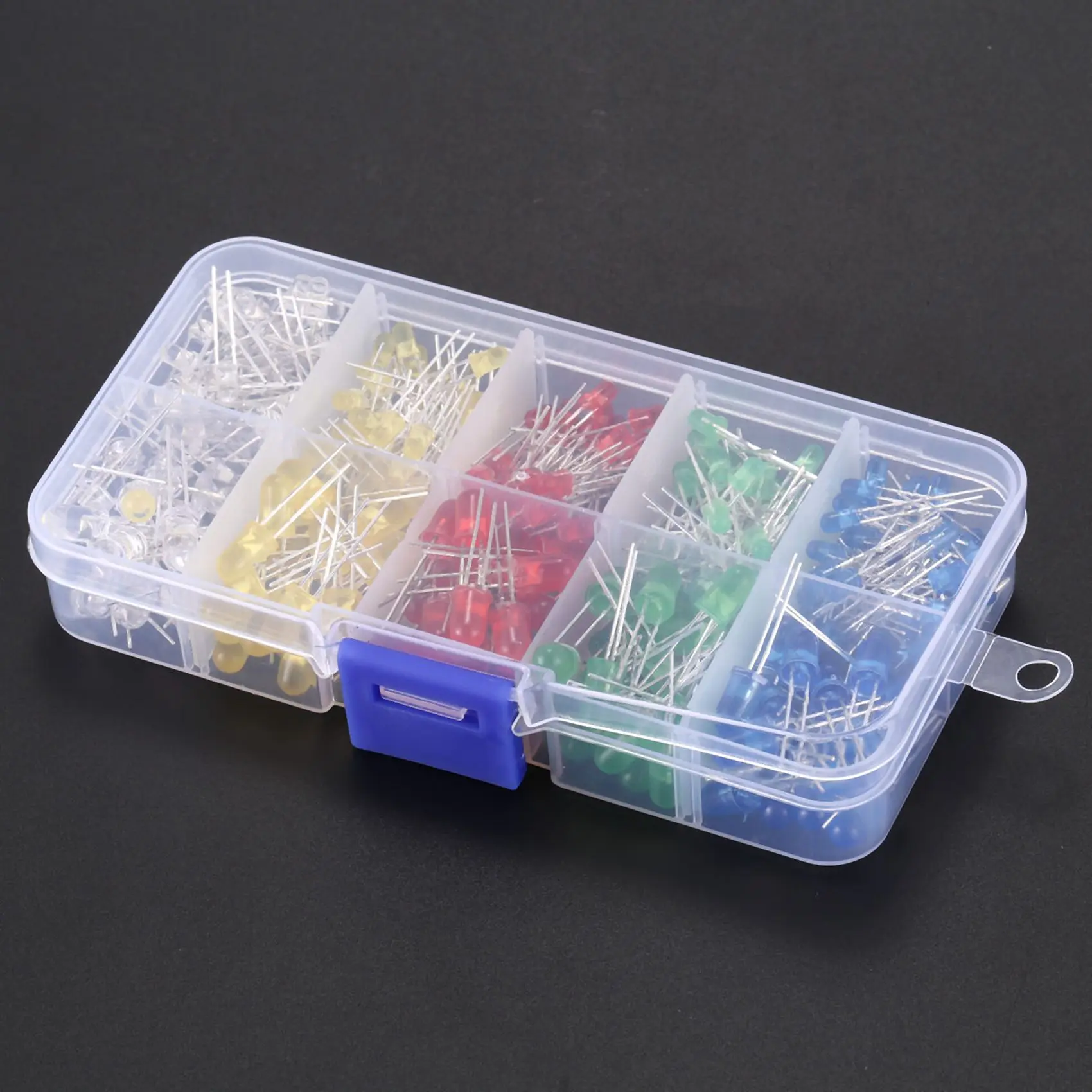 400 Pcs 3Mm 5Mm LED Light Diode White Yellow Red Blue Green Assortment Kit For Arduino-N37R