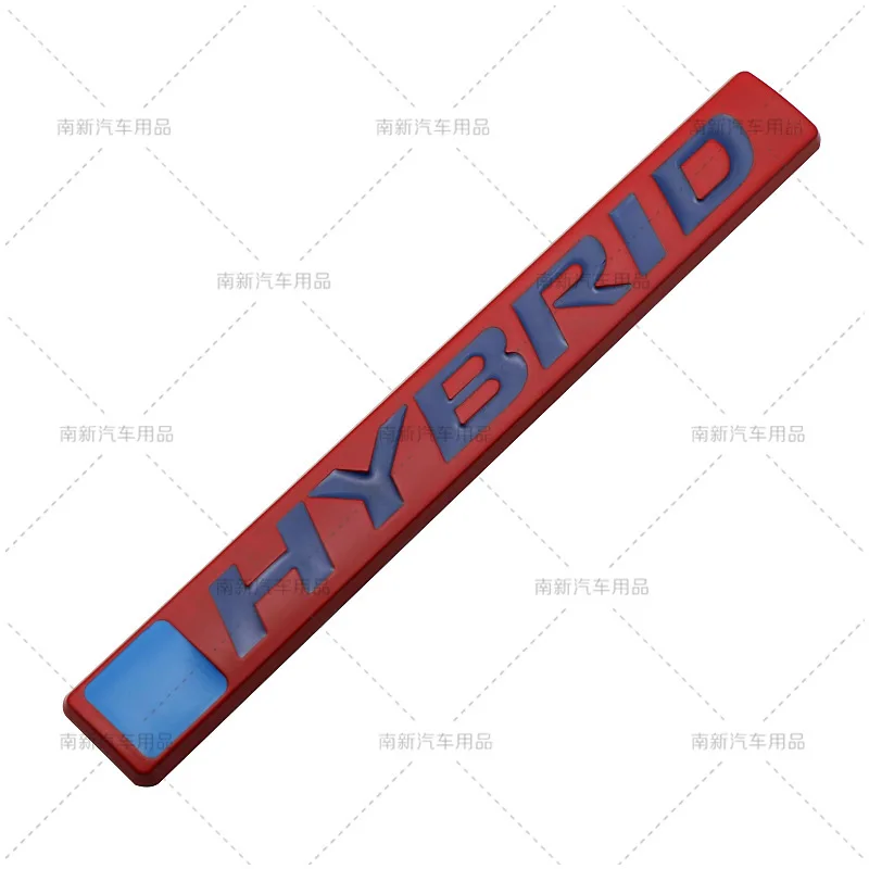 HYBRIDMetal Letter Emblem Badge Auto Rear Trunk Side Fender Sticker Decal For Honda Civic Accord Odyssey Car Styling Accessories
