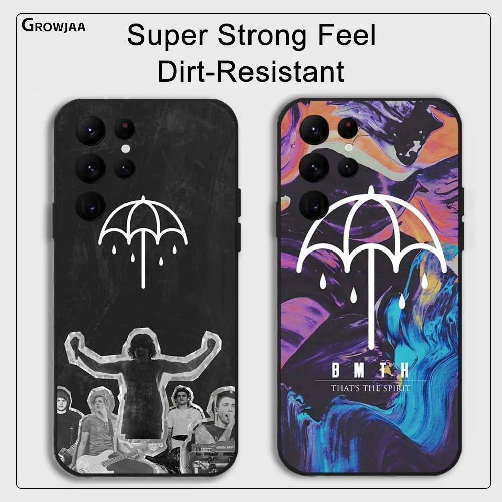 Band B-Bring Me the H-Horizon Phone Case for Samsung Galaxy S24 Ultra S22 S23 Ultra S21 S20 Shockproof Protective Silicone Funda