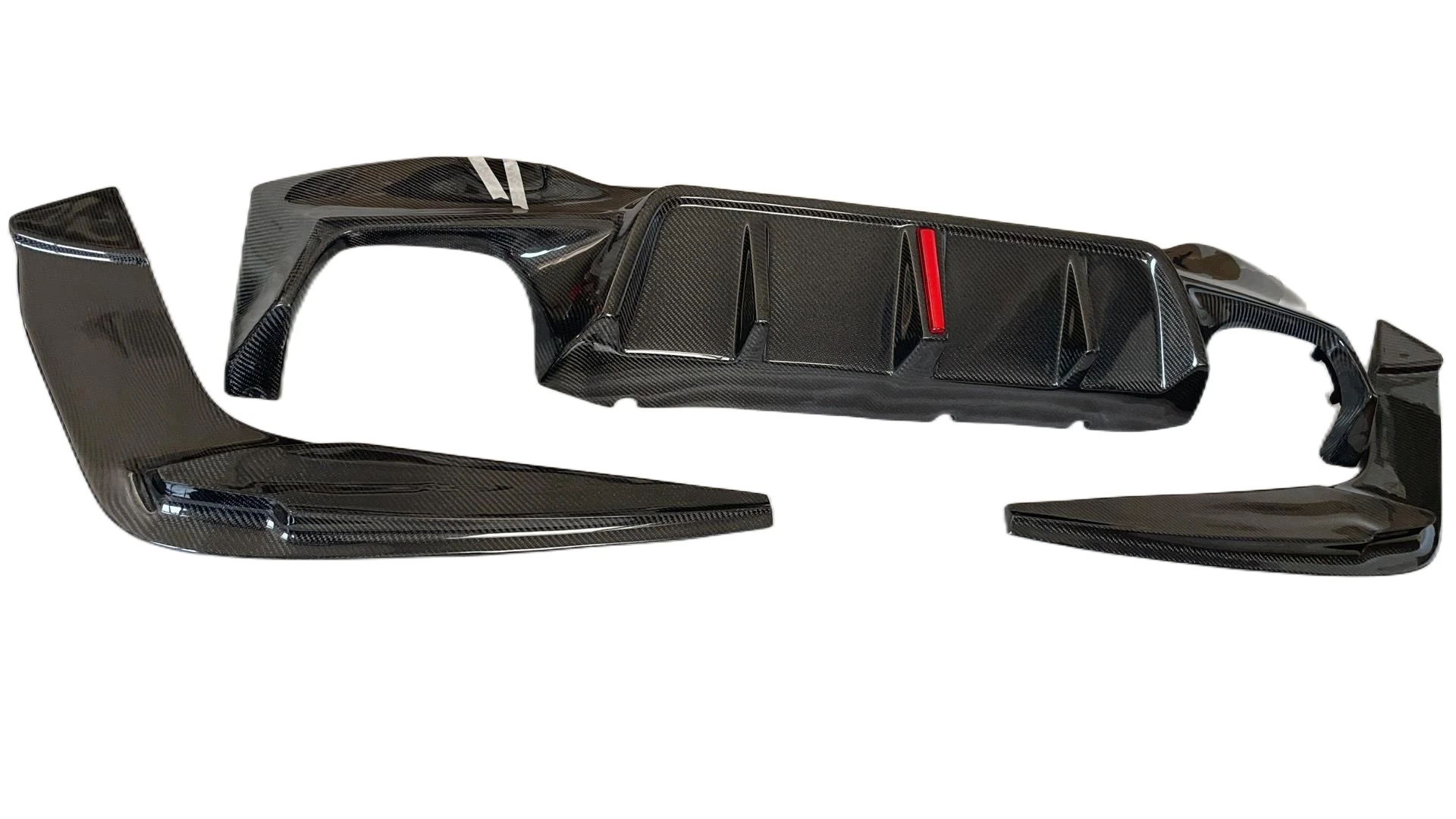 For BMW 5 Series Upgrade G30 G38 Rear Diffuser Carbon Fiber Body Kit 3D Style