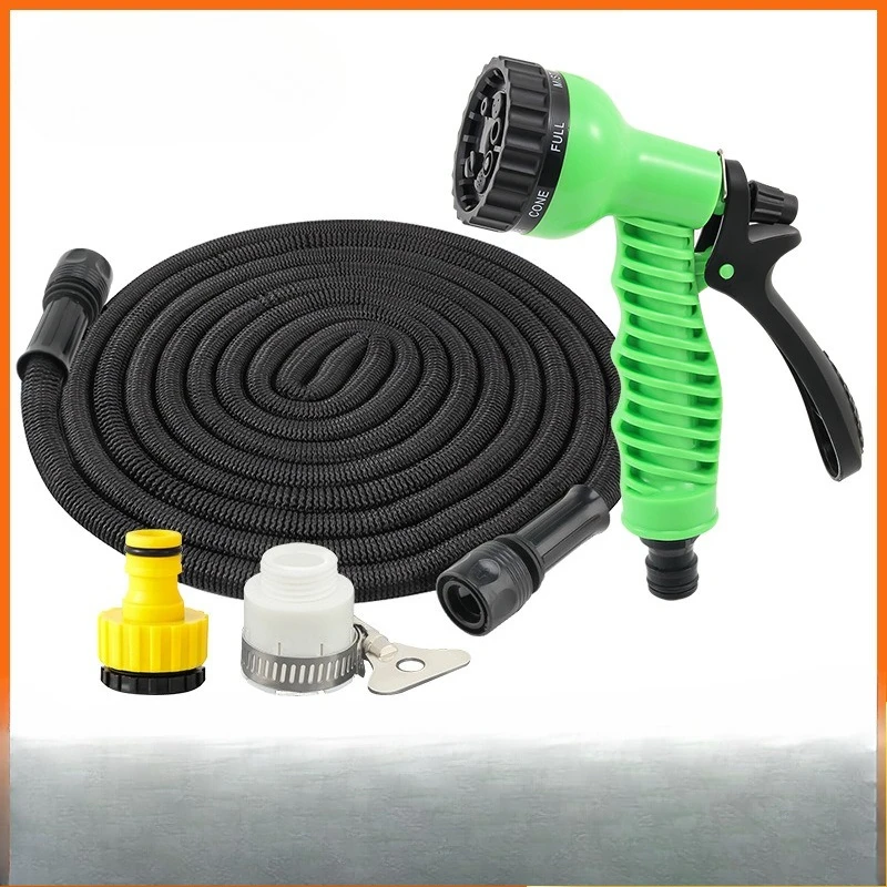 Factory Direct High Pressure Car Wash Spray Gun, 3X Expandable Water Hose Set, Multifunctional Garden Watering Irrigation Kit