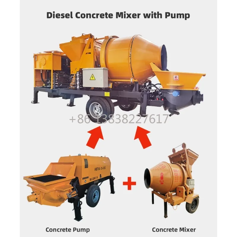 Small Truck Mounted Concrete Mixer Pump | 4-6x Efficiency Boost vs Traditional Mixers