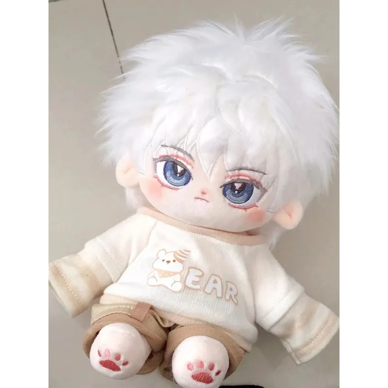 NEW Anime Killua Zoldyck HUNTER×HUNTER Cosplay 20CM Cute Plush Stuffed Doll Cotton Body Dress Up Dolls Plushie  Mascot Xmas Gift