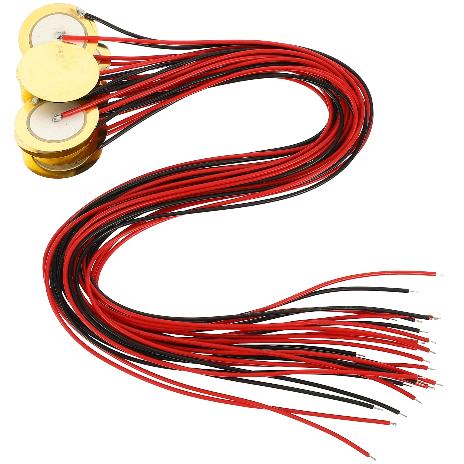 

15 Pcs 27mm Guitar Piezo Pickups Contact Microphone Discs Brass Transducer Trigger Diaphragm Acoustic Audio Enhancer