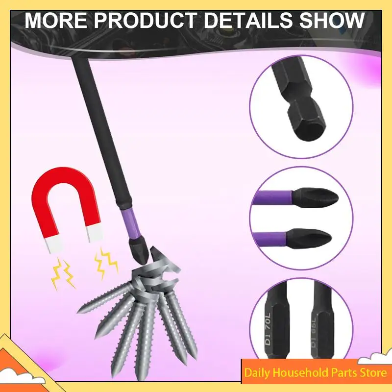 12 قطعة 25-150 مللي متر تأثير مغناطيسي بت المضادة للانزلاق مفك بت مجموعة لحفر الطاقة حار!