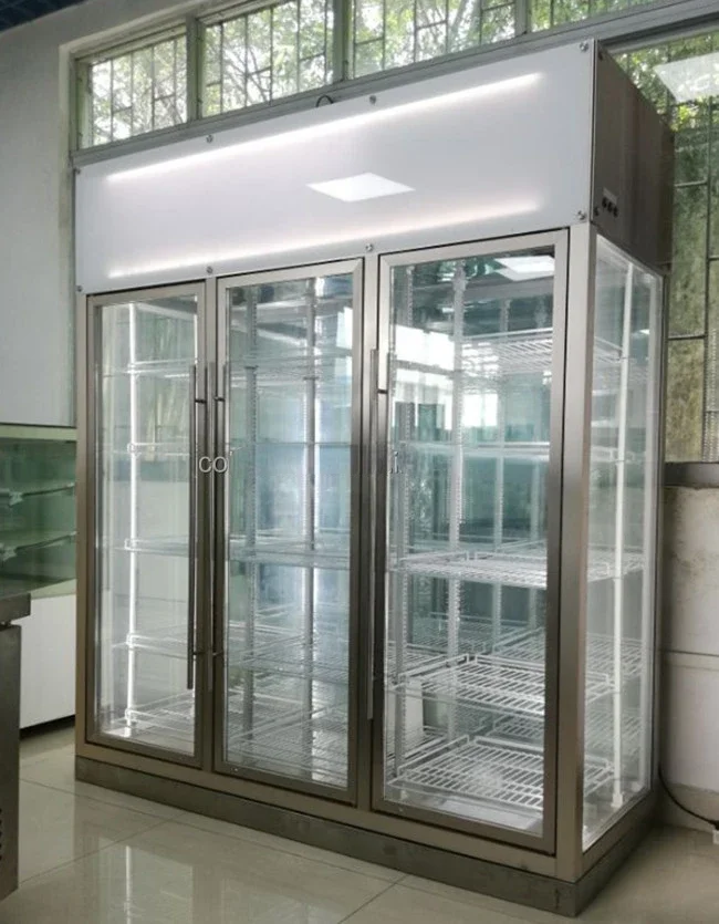 Flower Storage Fresh Display Cooling Cabinet with All Side Glass