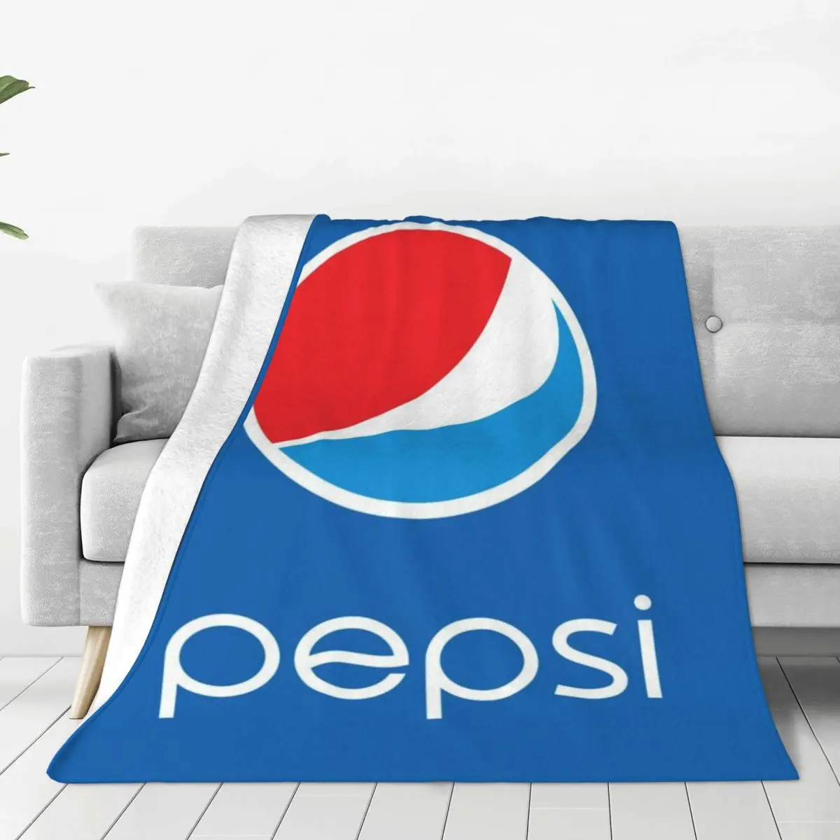 P-Pepsi Blanket Sofa Bedroom Bed Home Office Nap Blanket Car Travel Picnic Blankets Gift