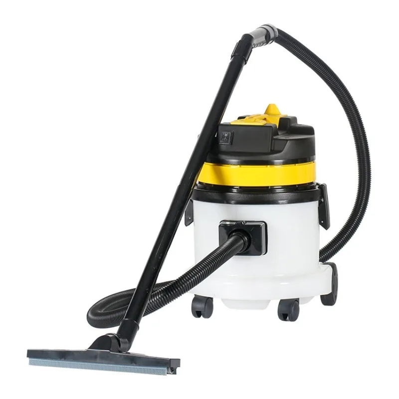 Wet and Dry Vacuum Cleaner, 15L Portable Plastic Canister, Home Cleaning Essential, Multi-Function Dust Extraction System
