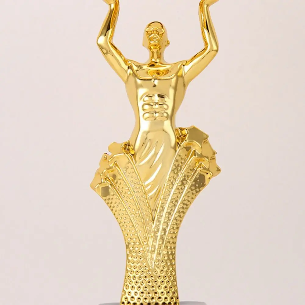 Plastic Award Trophy Models Golden Crown Decorative Golden Winner Award Craft Souvenirs Championship Trophy Trophy