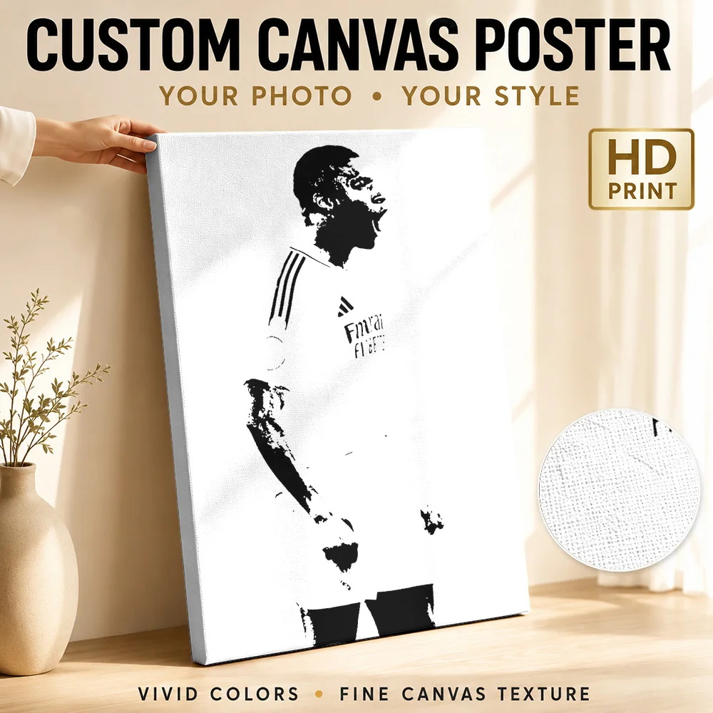 Yamal Trophies And Medals Soccer Tribute Canvas Poster Bold Style Wall Decor With Customized Photo For Games Room Ideal Fan Gift