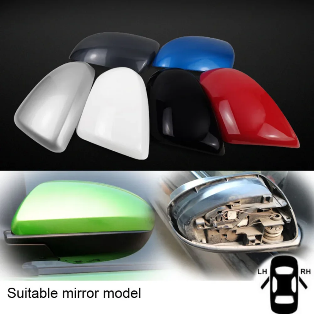 Hatchback Rearview Decoration For Mazda 2 DEMIO 2007-2014 Mirror Cover Housing Lid Case