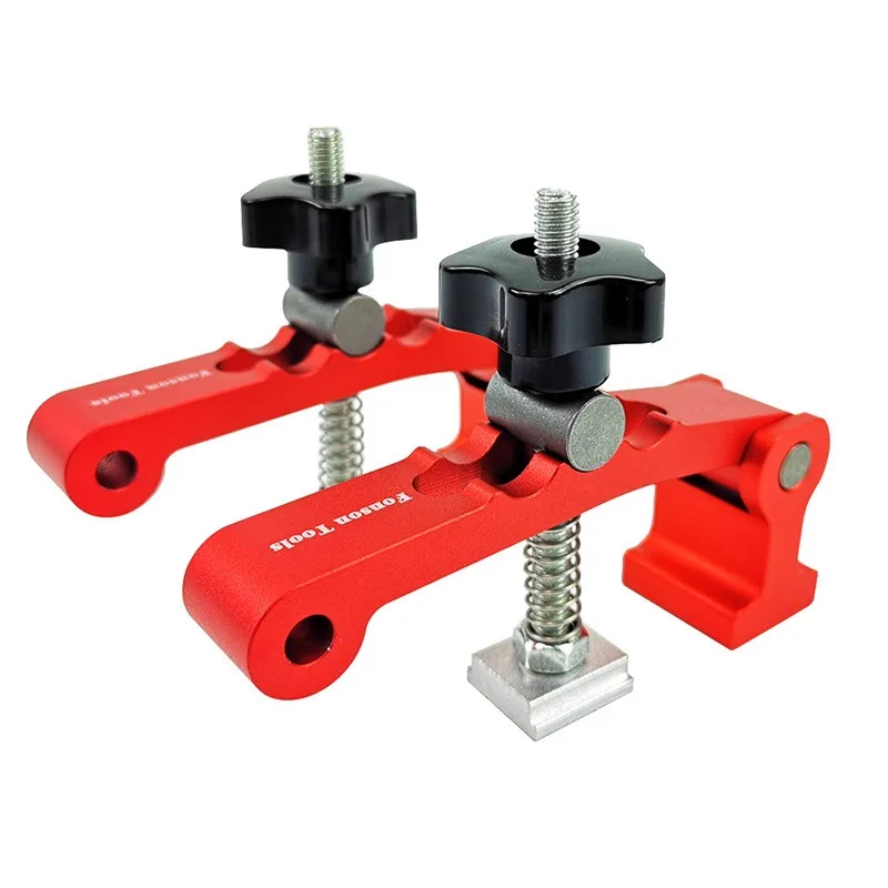 

Woodworking desktop quick positioning clip, T-shaped groove adjustable pressure plate, workbench fixed clamping block