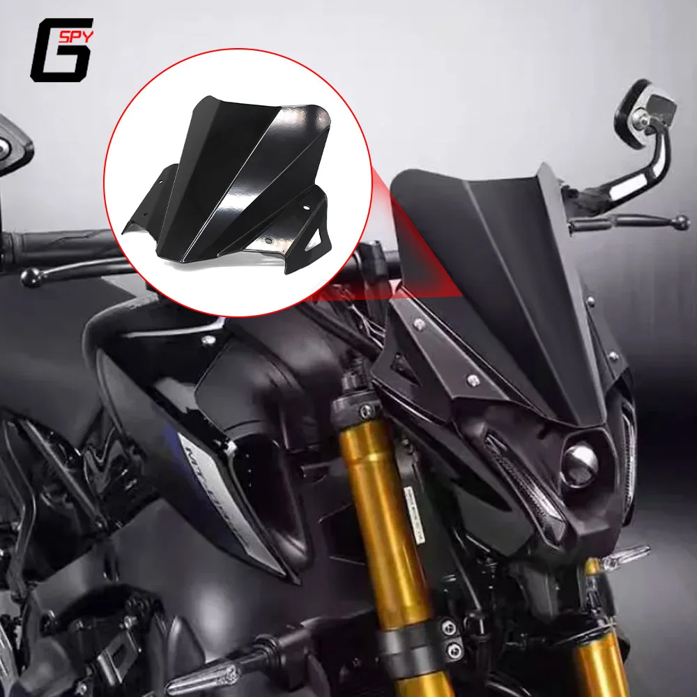 Für Yamaha MT 09 MT-09 2021 2022 Motorrad Zubehör Windschutzscheibe Windschutz Windabweiser Wind Bildschirme CNC Aluminium