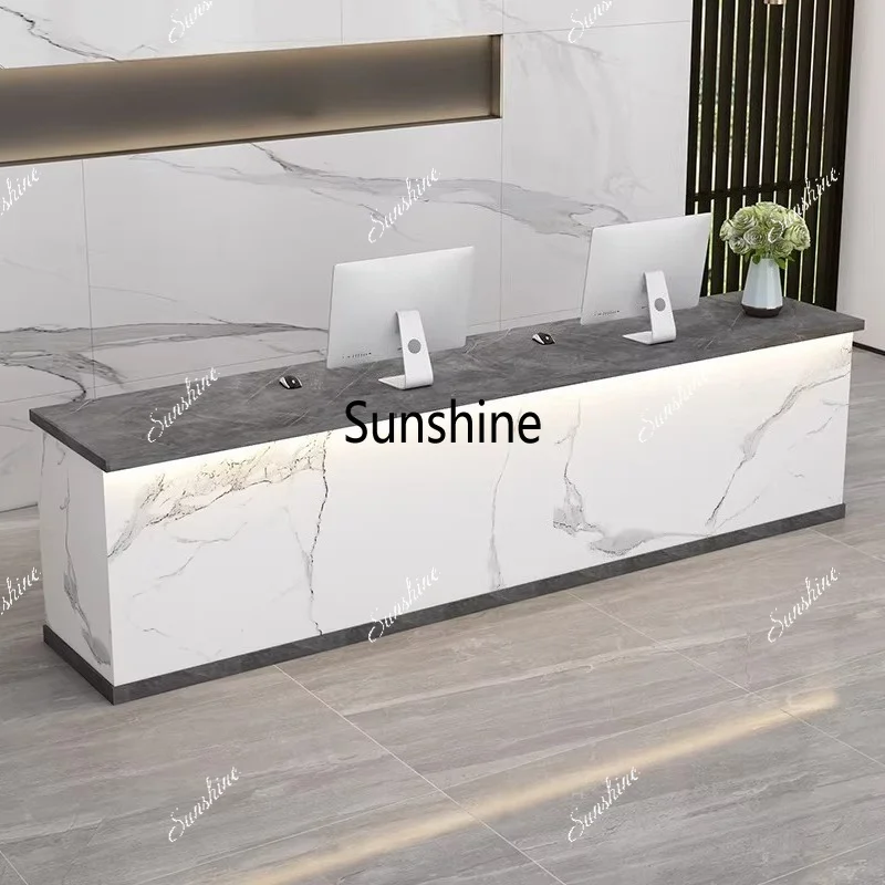 Simple Aesthetic Reception Desks Minimalist Best Company Modern Reception Desks Luxury Unique Comptoire Accueil Office Furniture