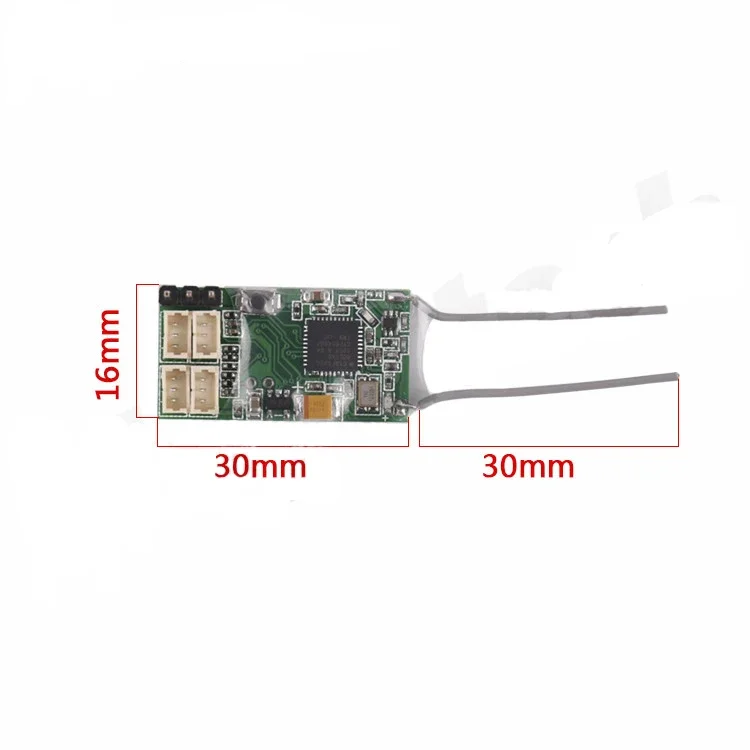 CM410X 4CH DSMX/DSM2 2.4G PPM Receiver - Universal สําหรับ JR Spektrum DX6i/DX18/DEVO10 พร้อมอินเทอร์เฟซ JST410/R415X