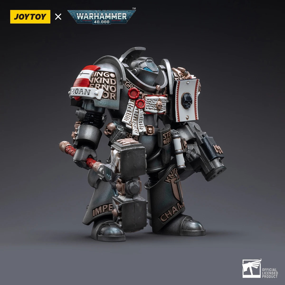 JOYTOY Warhammer 40K Szare Rycerze Terminator Caddon Vibova Figurka Akcji Zabawki Lalka Caddon Vibova Model Kolekcja dla Fanów
